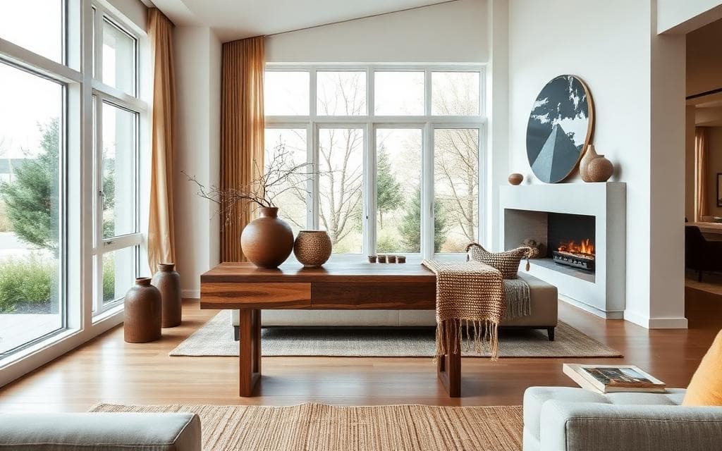 Bespoke lighting and custom furniture for residential interior design project